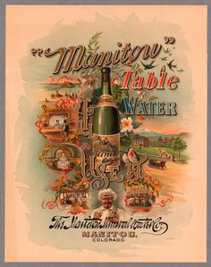 Manitou Mineral Water Poster